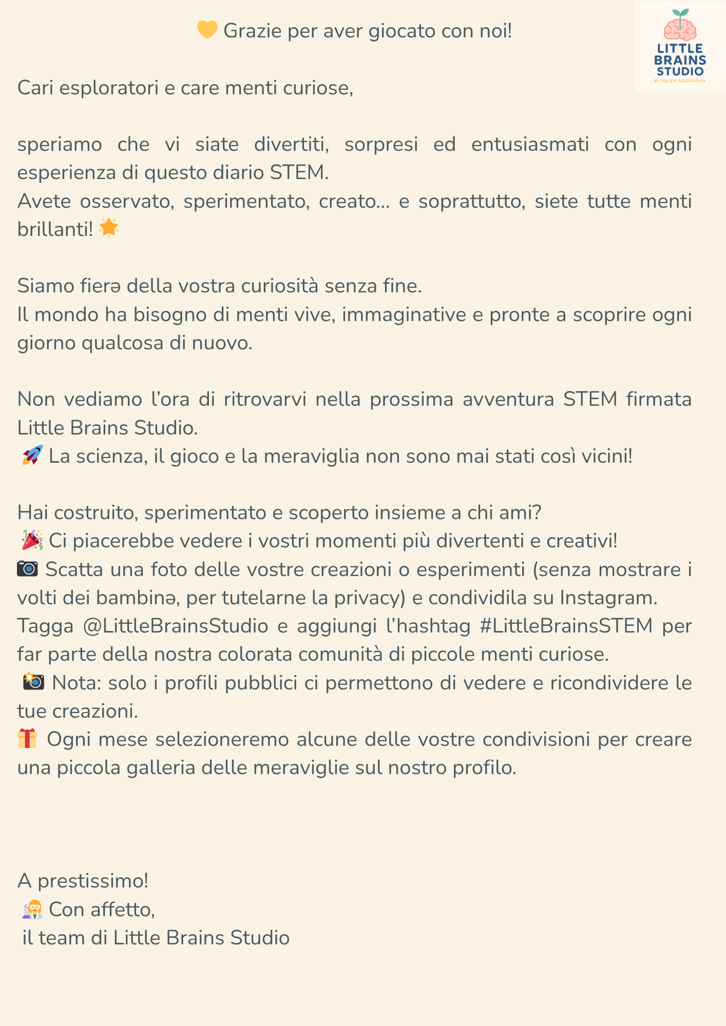 Il mio diario STEM: 7 giorni di attività