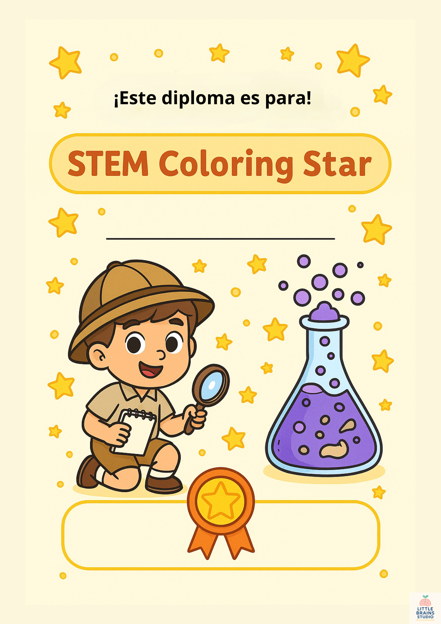Boom! Zoom! ¡COLOREA Y DESCUBRE! – Libro para colorear STEM (3–6 años)