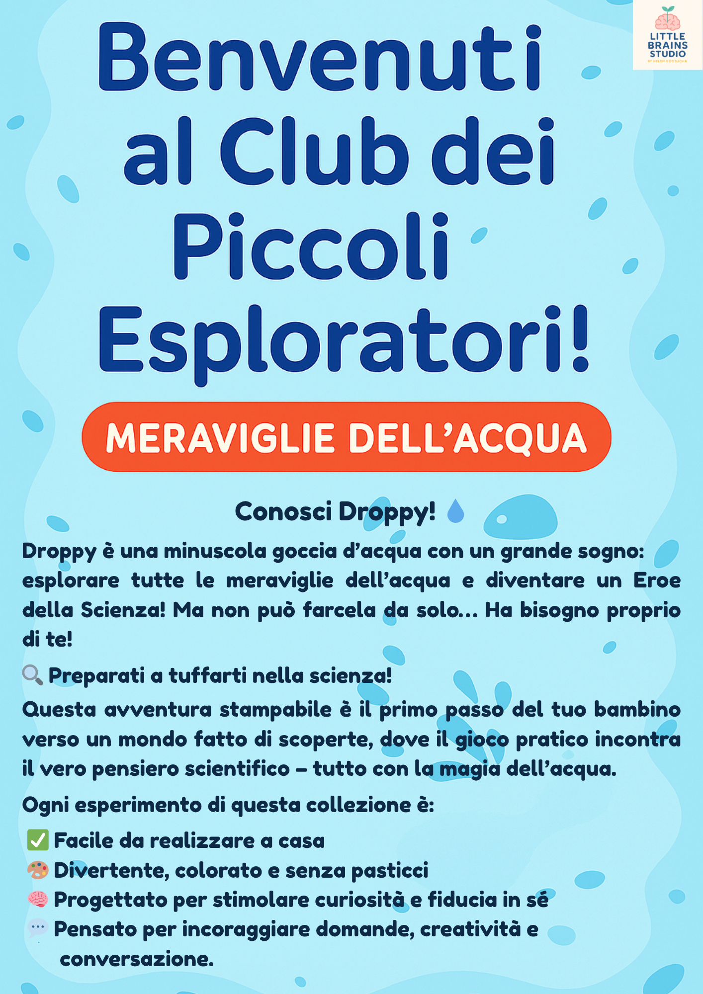Club dei Piccoli Esploratori - Edizione Meraviglie dell'Acqua