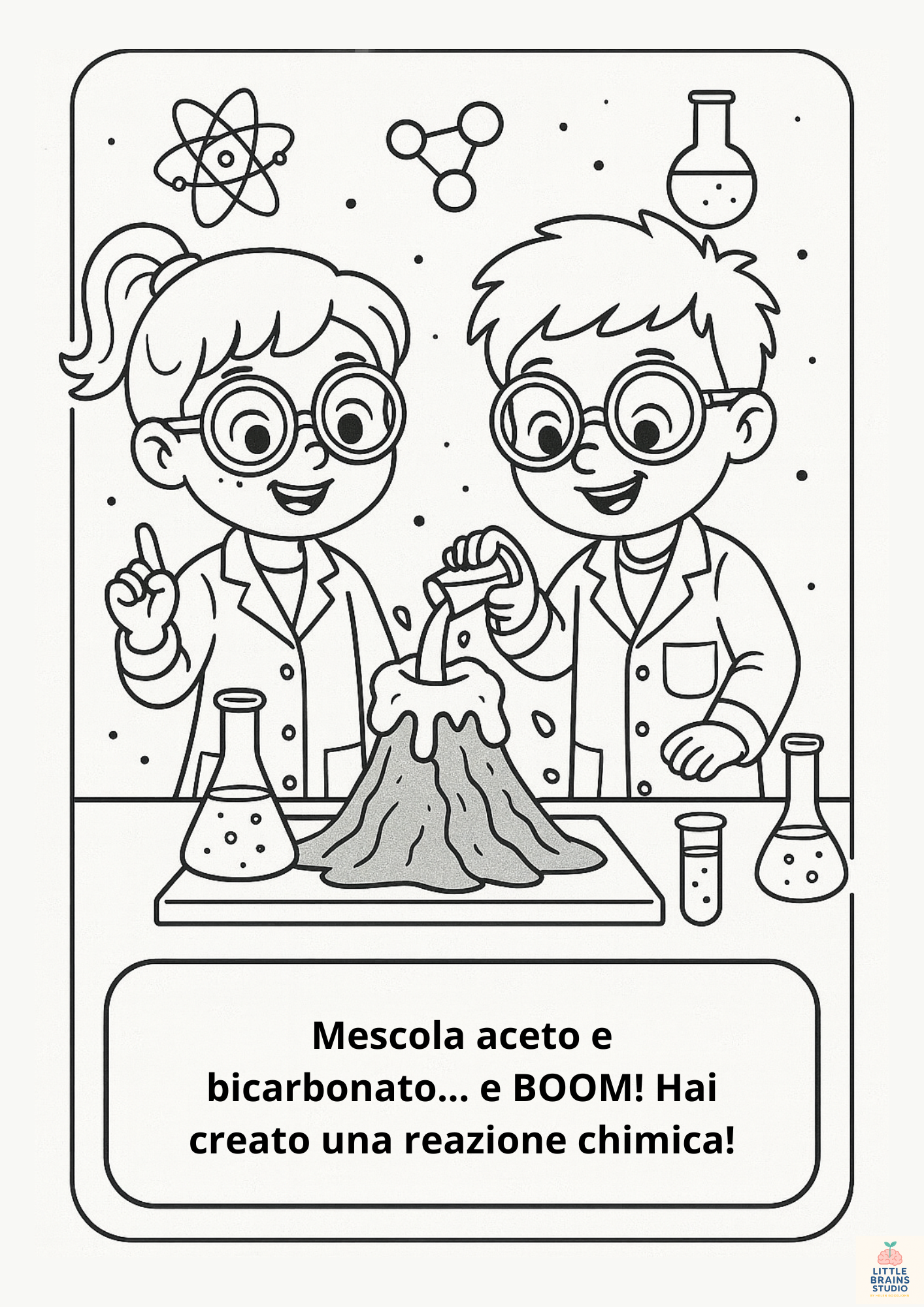 BOOM! ZOOM! COLORA & SCOPRI – Libriccino STEM da Colorare (3–6 anni)