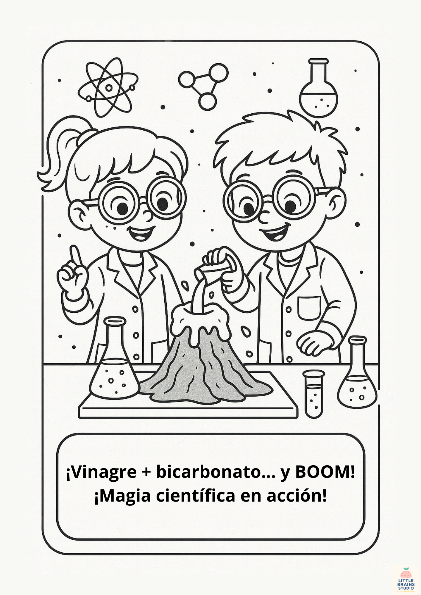 Boom! Zoom! ¡COLOREA Y DESCUBRE! – Libro para colorear STEM (3–6 años)