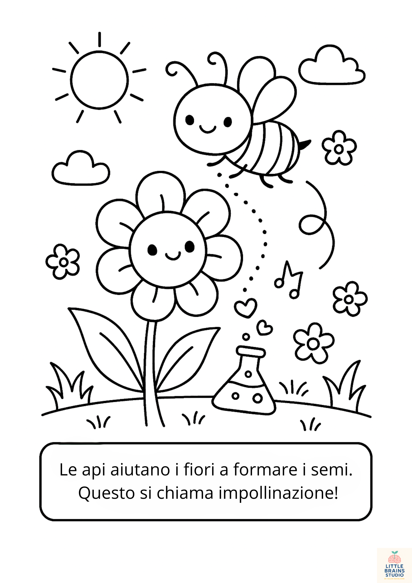 Libro da Colorare STEM & Fantasia – Per Bambine Curiose